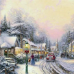 Thomas Kinkade- 6 Village Christmas